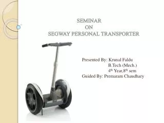 SEMINAR ON