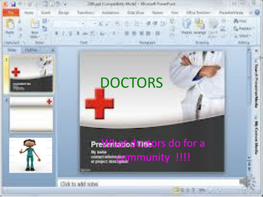 PPT - DOCTORS PowerPoint Presentation, free download - ID:2291920