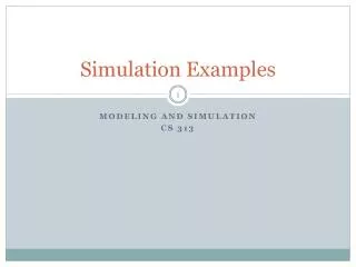 Simulation Examples