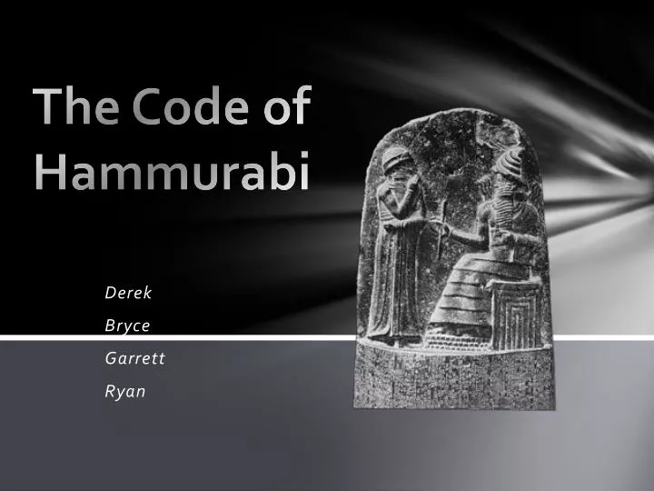 the code of hammurabi