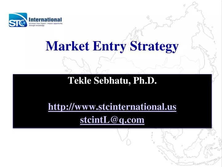 market entry strategy