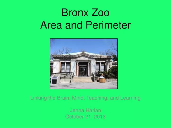 bronx zoo area and perimeter