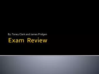 Exam Review