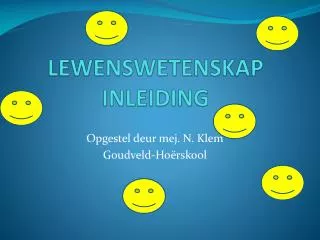 lewenswetenskap inleiding