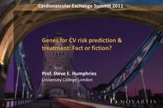 Genes for CV risk prediction &amp; treatment: Fact or fiction?
