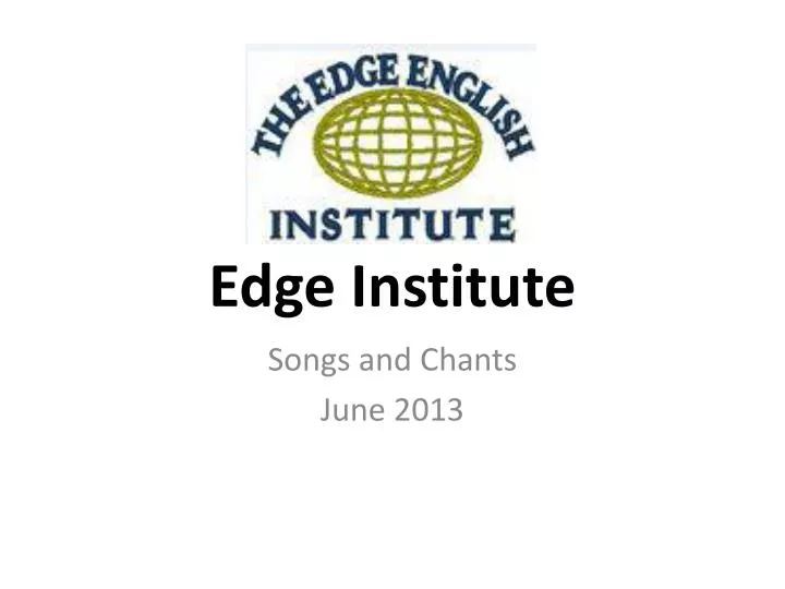 edge institute