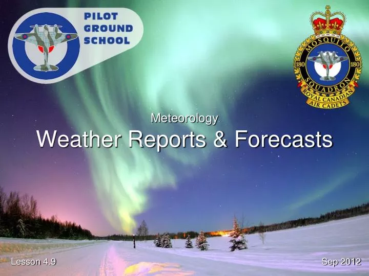 meteorology weather reports forecasts