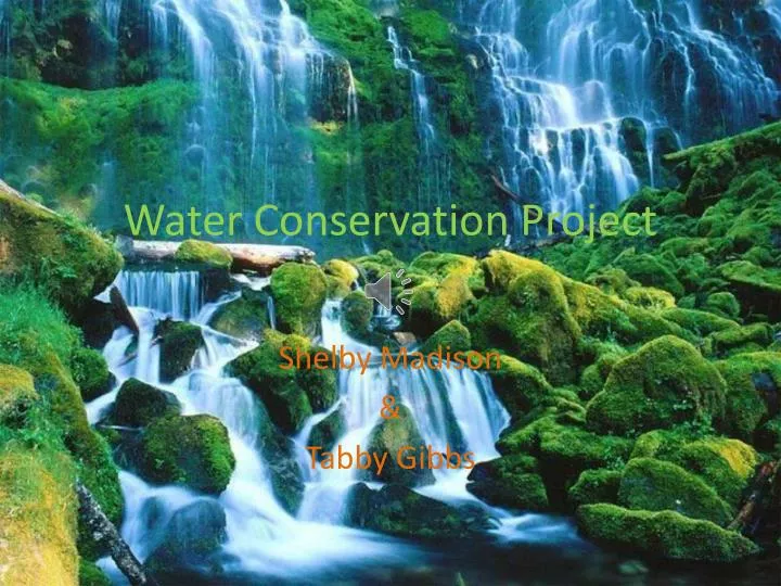 water conservation project