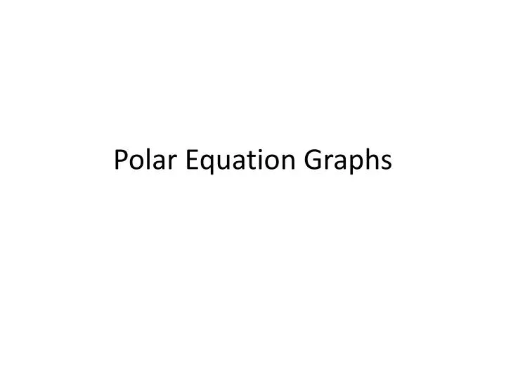 polar equation graphs