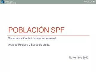 Población SPF