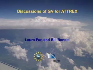 Discussions of GV for ATTREX