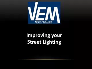 Improving your Street Lighting