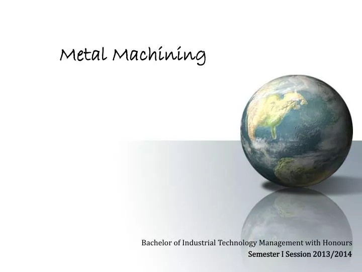 metal machining