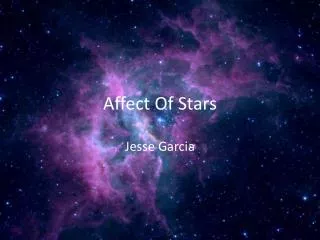 Affect Of Stars