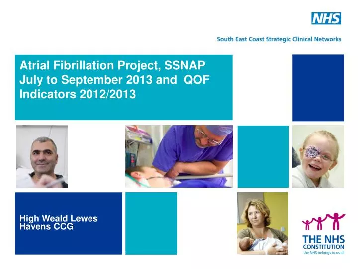 atrial fibrillation project ssnap july to september 2013 and qof indicators 2012 2013