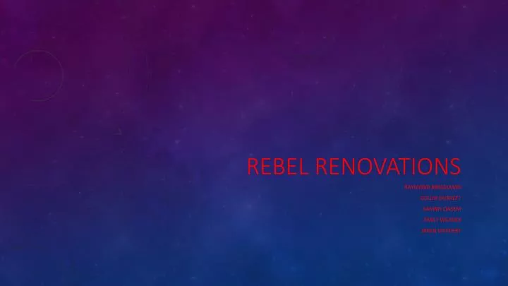 rebel renovations