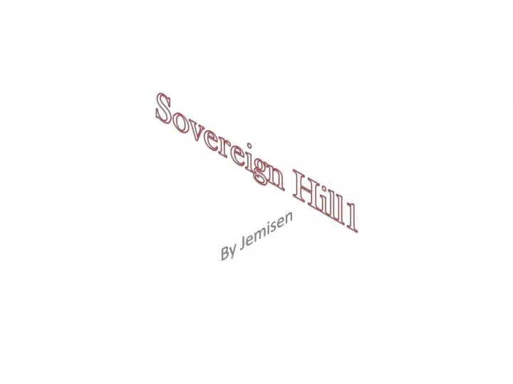 sovereign hill1