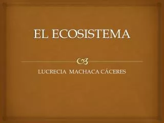 el ecosistema