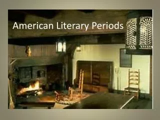 American Literary Periods