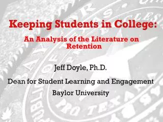 Jeff Doyle, Ph.D.