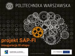 projekt SAP-FI inauguracja III etapu