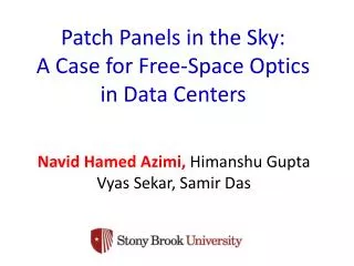 Patch Panels in the Sky: A Case for Free-Space Optics in Data Centers
