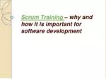 Agile training| Scrum training - slide 1
