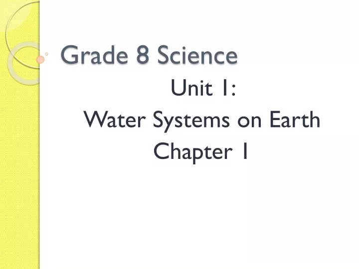 grade 8 science