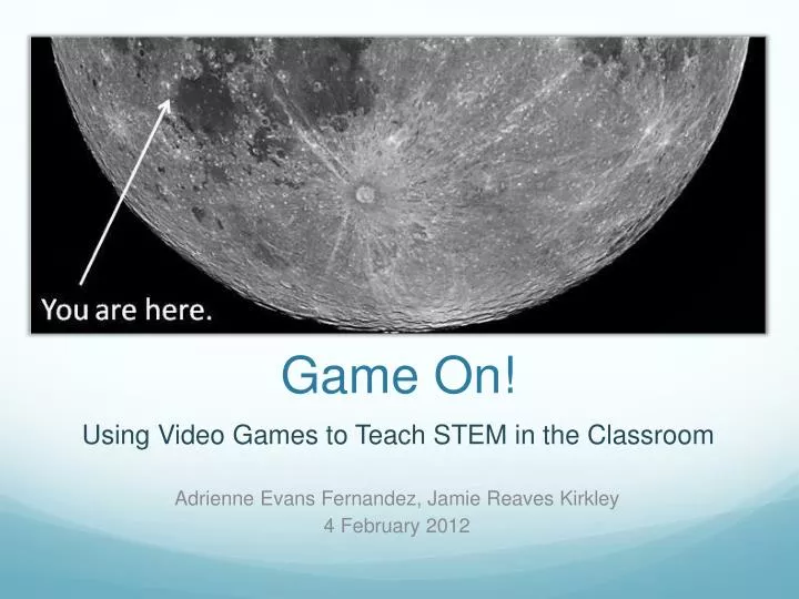 game on using video games to teach stem in the classroom