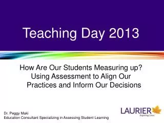 Teaching Day 2013