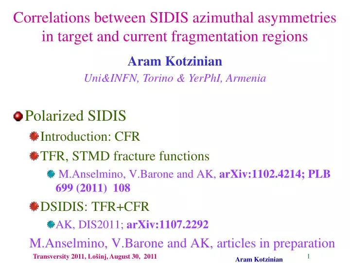 correlations between sidis azimuthal asymmetries in target and current fragmentation regions