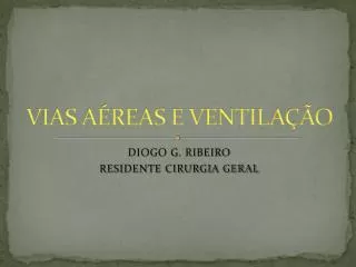 vias a reas e ventila o