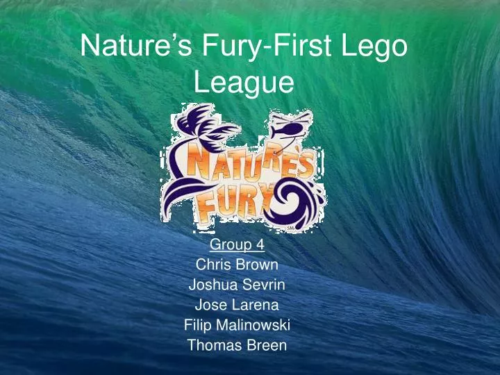 nature s fury first lego league