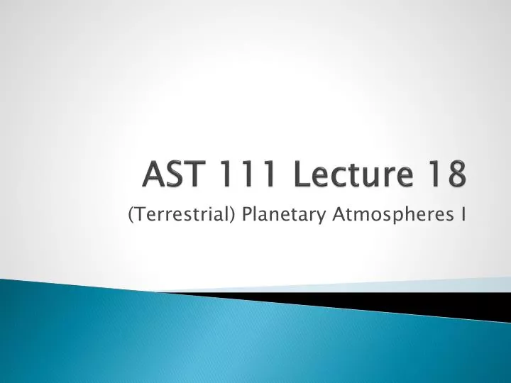 ast 111 lecture 18