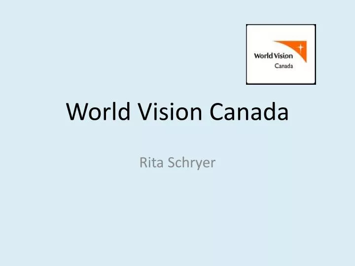 world vision canada