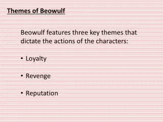 Themes of Beowulf