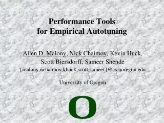 Performance Tools for Empirical Autotuning