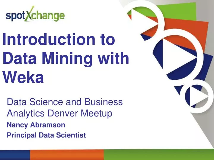 introduction to data mining with weka
