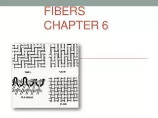 Fibers Chapter 6