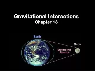 Gravitational Interactions Chapter 13