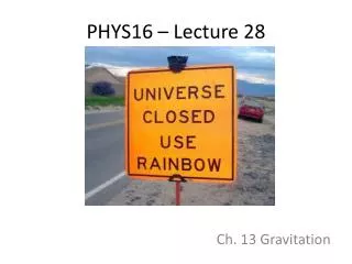 phys16 lecture 28
