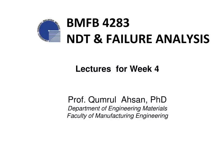 bmfb 4283 ndt failure analysis