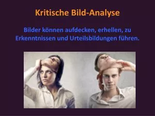 Kritische Bild-Analyse