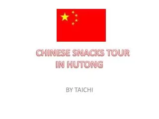 CHINESE SNACKS TOUR IN HUTONG