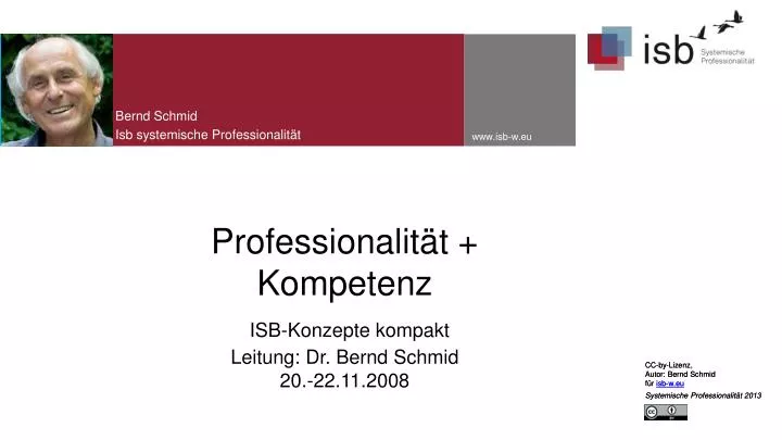 bernd schmid isb systemische p rofessionalit t