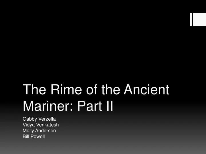 the rime of the ancient mariner part ii
