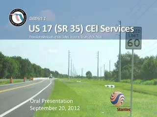 District 1 US 17 (SR 35) CEI Services