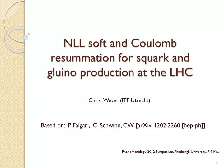 nll soft and coulomb resummation for squark and gluino production at the lhc