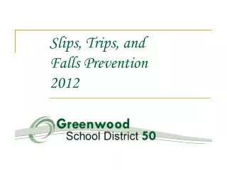 Slips, Trips, and Falls Prevention 2012