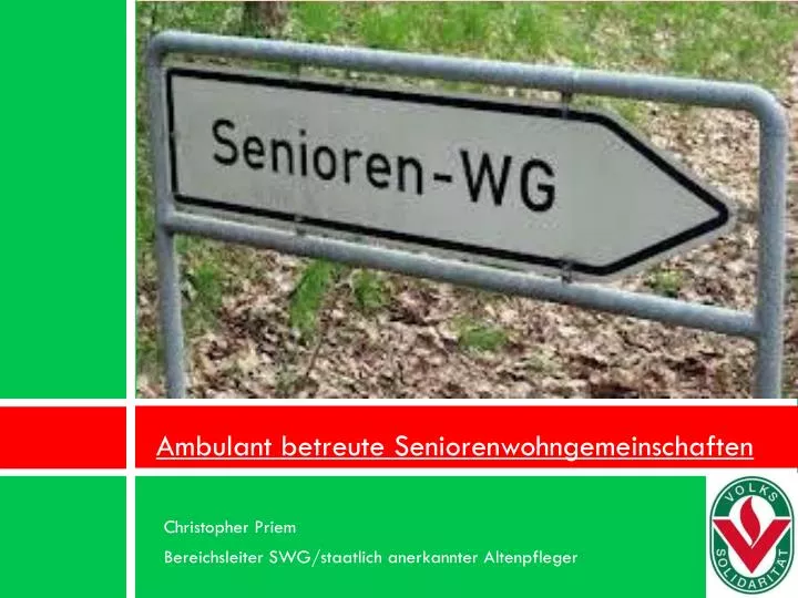 ambulant betreute seniorenwohngemeinschaften